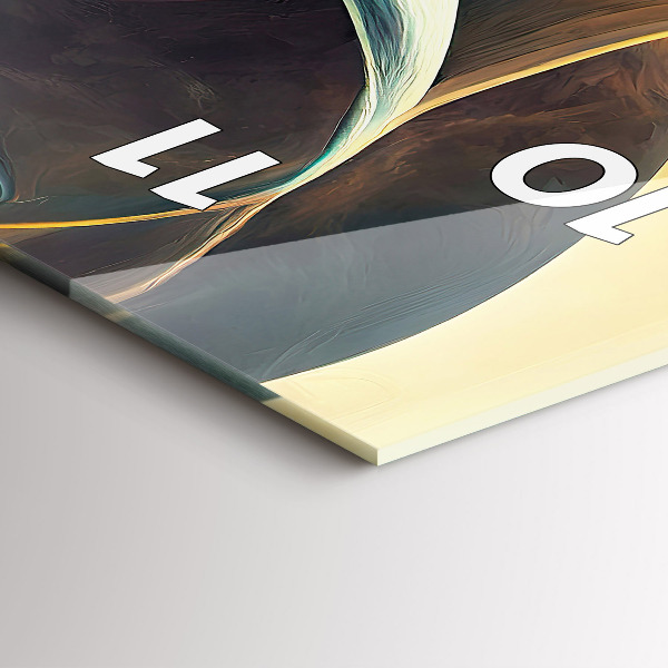 Téglalap alakú üvegóra Folyó vízesés