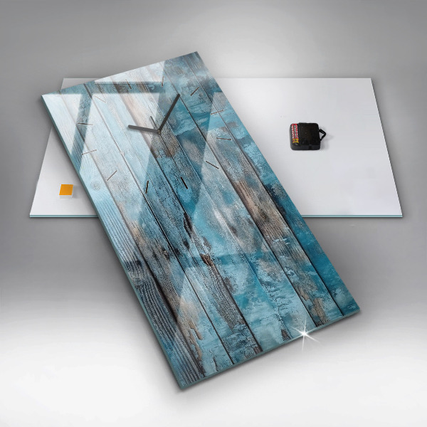 Téglalap alakú üvegóra Kék táblák