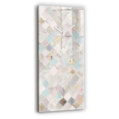 Téglalap alakú üvegóra Színes csempe