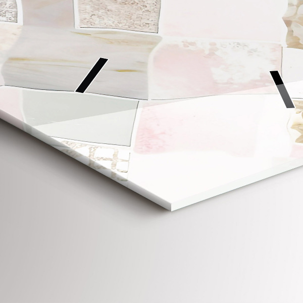 Téglalap alakú üvegóra Színes csempe