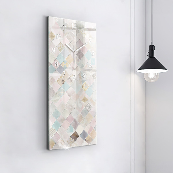 Téglalap alakú üvegóra Színes csempe