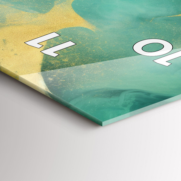 Téglalap alakú üvegóra Szerpentin