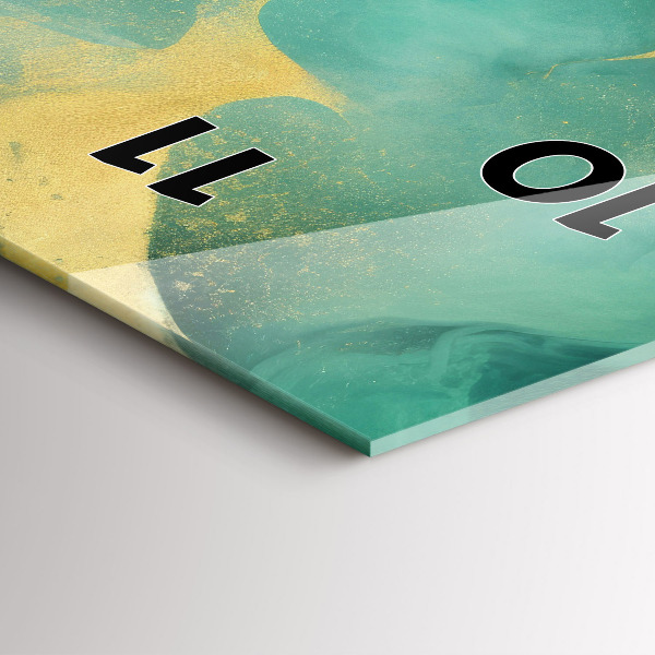 Téglalap alakú üvegóra Szerpentin