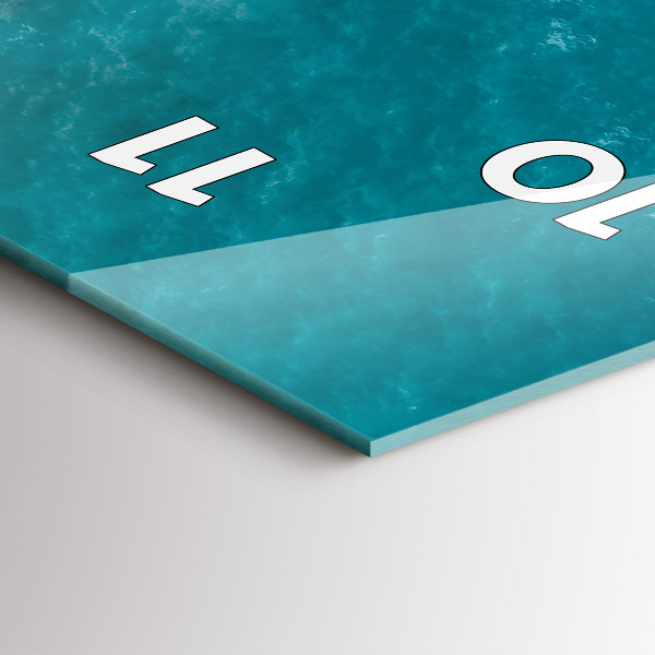 Téglalap alakú üvegóra Fjordok Costa Blancában