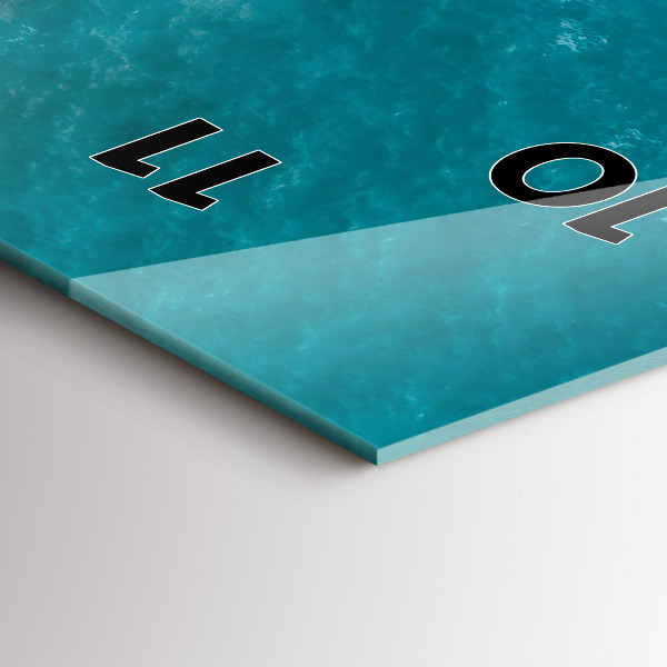 Téglalap alakú üvegóra Fjordok Costa Blancában