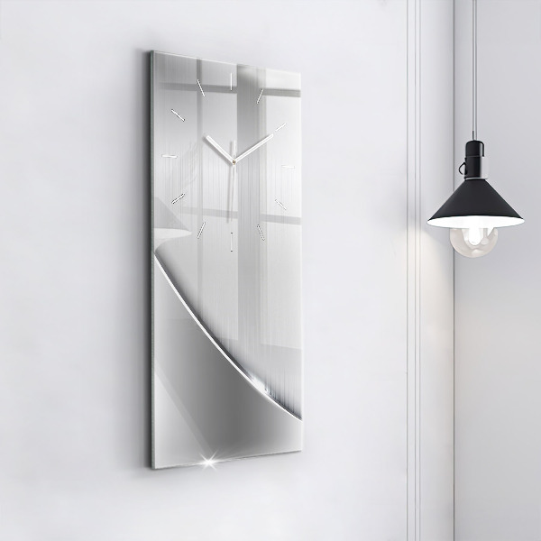 Téglalap alakú üvegóra Ezüst mintás