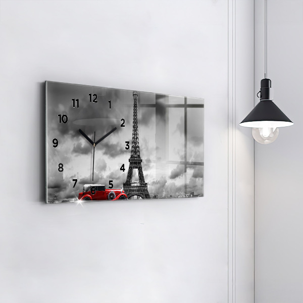 Vízszintes üvegóra Párizsi Effel-torony