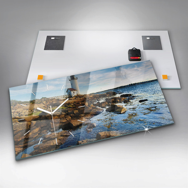 Vízszintes üvegóra Annisquam világítótorony