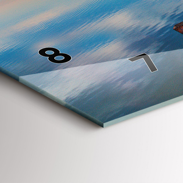 Vízszintes üvegóra Tó mólója