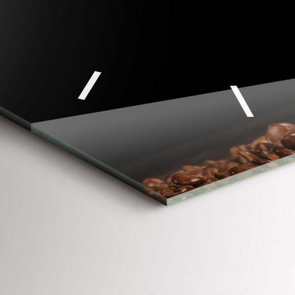 Vízszintes üvegóra Egy csésze forró kávé