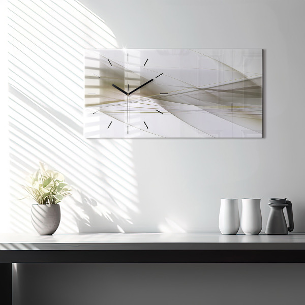 Vízszintes üvegóra Fényes absztrakció