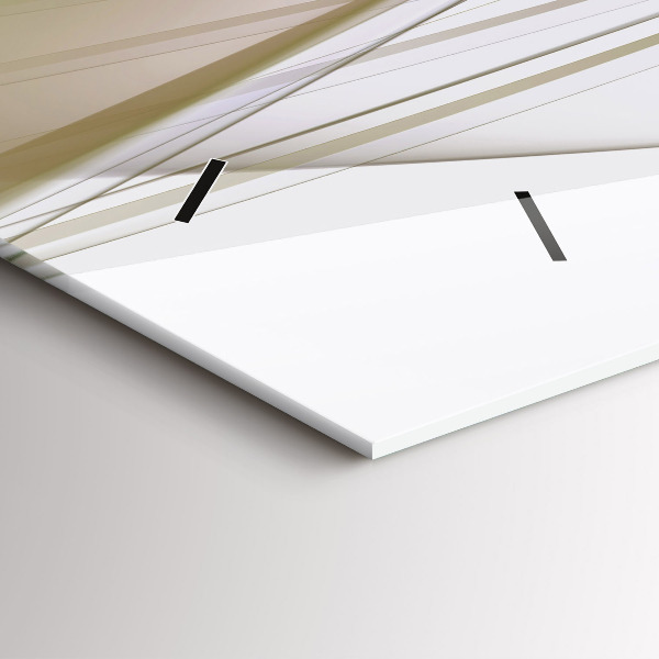 Vízszintes üvegóra Fényes absztrakció