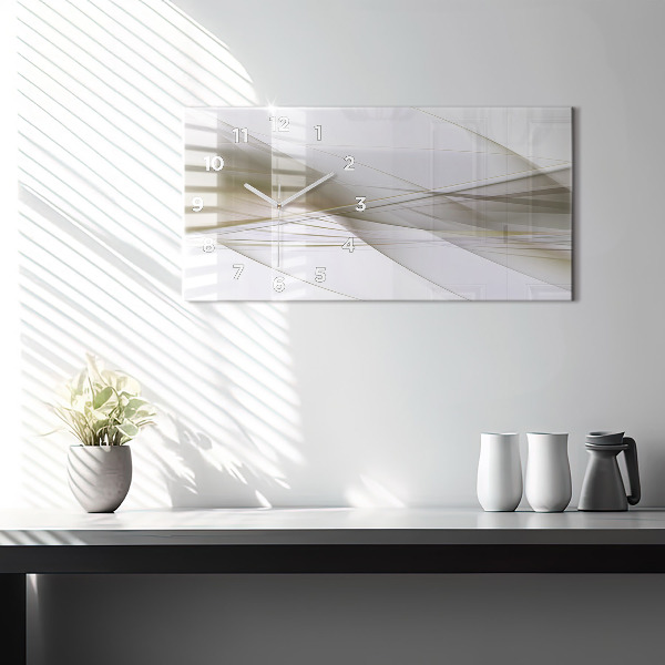 Vízszintes üvegóra Fényes absztrakció