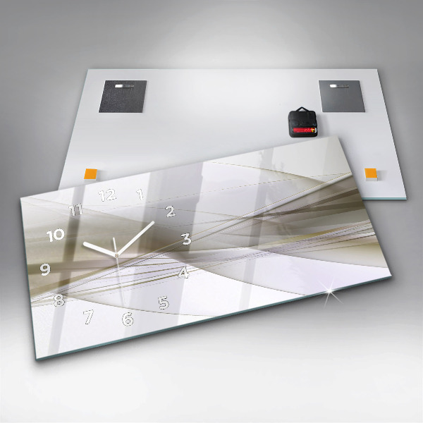 Vízszintes üvegóra Fényes absztrakció