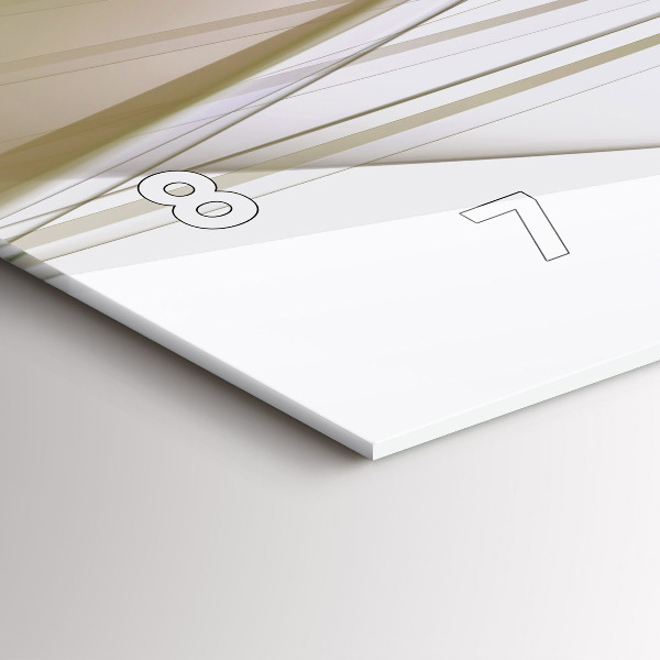 Vízszintes üvegóra Fényes absztrakció