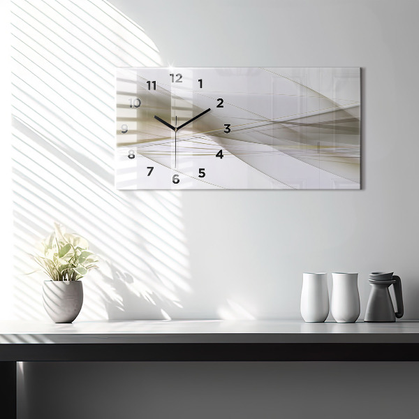 Vízszintes üvegóra Fényes absztrakció