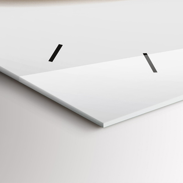 Vízszintes üvegóra Absztrakt vonalak