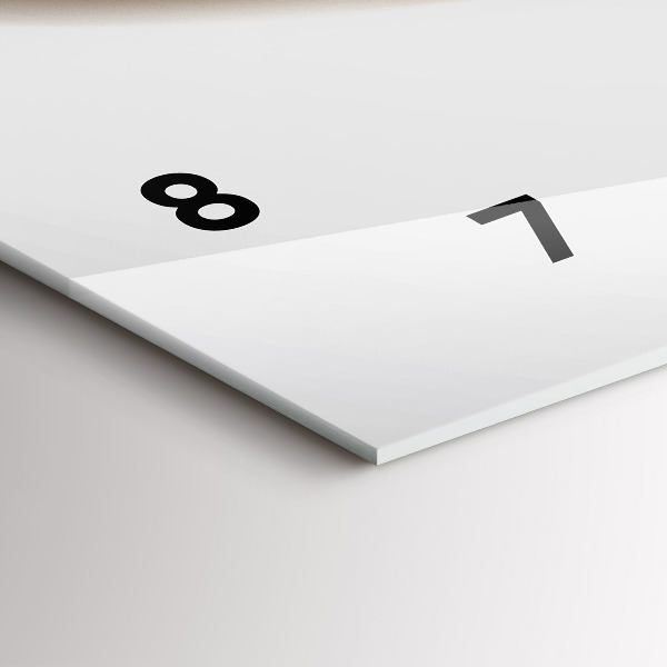 Vízszintes üvegóra Absztrakt vonalak