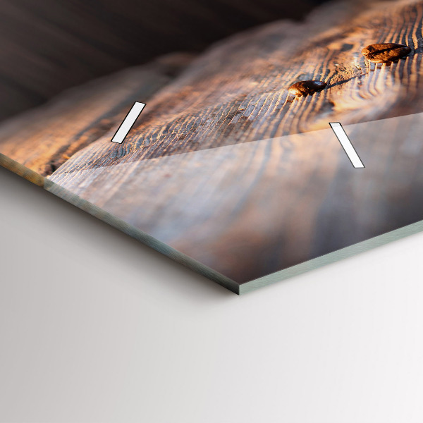 Vízszintes üvegóra Egy csésze kávét