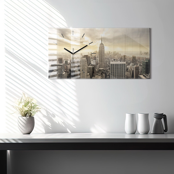 Vízszintes üvegóra New York Towers