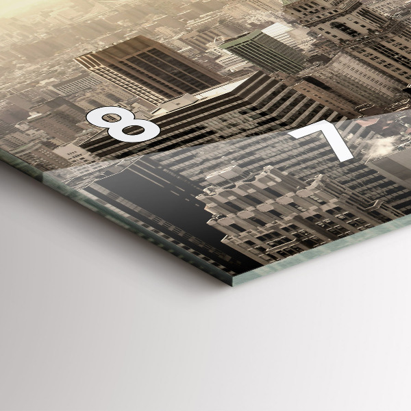 Vízszintes üvegóra New York Towers