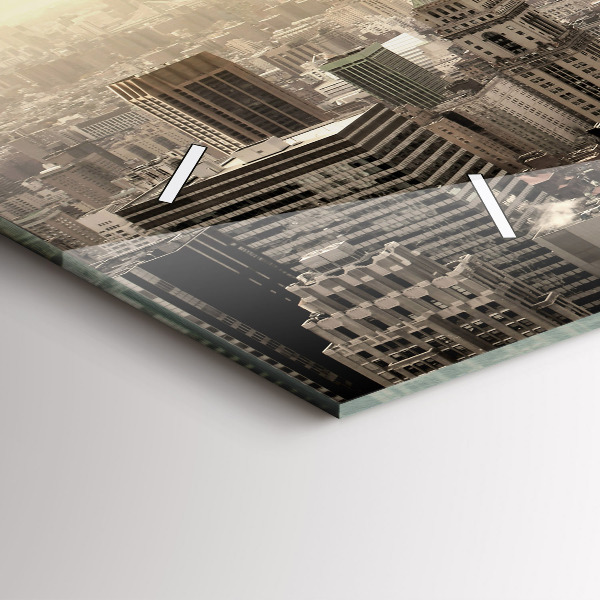 Vízszintes üvegóra New York Towers