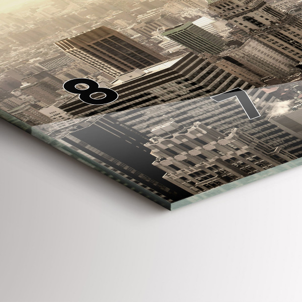 Vízszintes üvegóra New York Towers