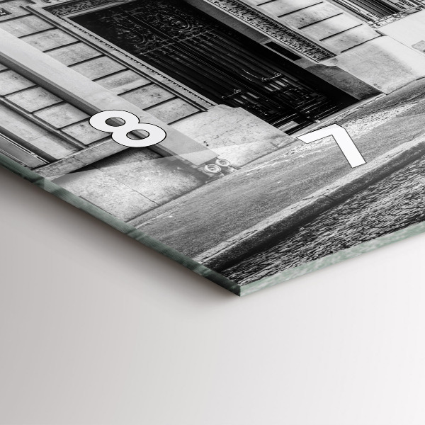 Vízszintes üvegóra Régi autós város