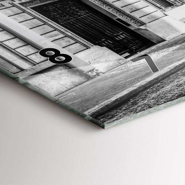 Vízszintes üvegóra Régi autós város