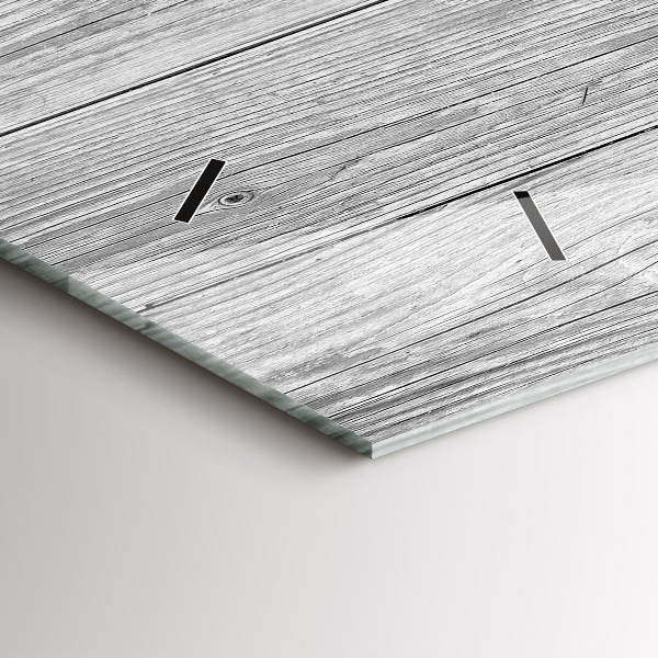 Vízszintes üvegóra Fa panelek