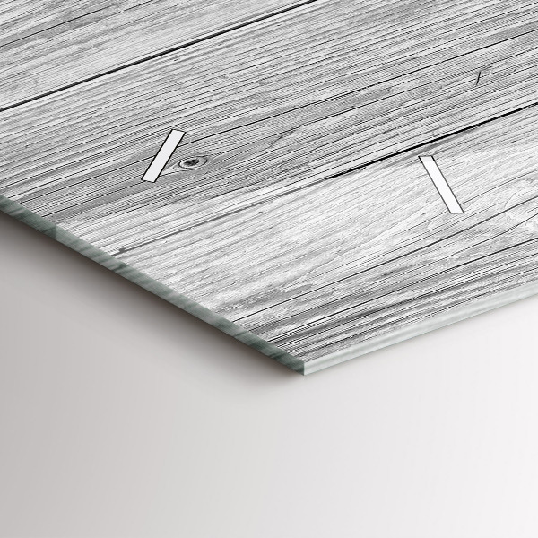 Vízszintes üvegóra Fa panelek