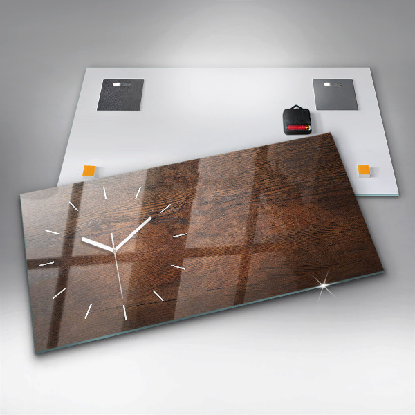 Vízszintes üvegóra Régi fa