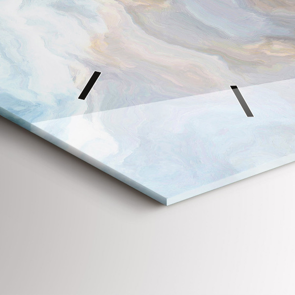 Vízszintes üvegóra Márvány minta