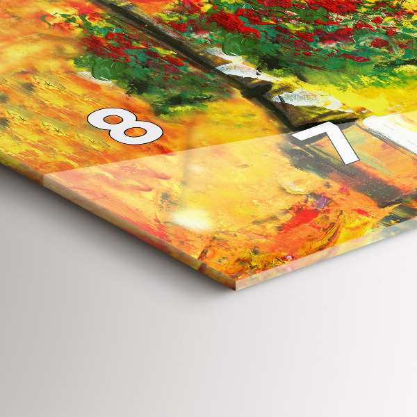 Vízszintes üvegóra Velence Rialto híd