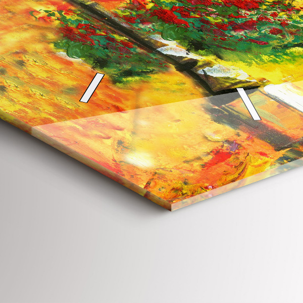 Vízszintes üvegóra Velence Rialto híd