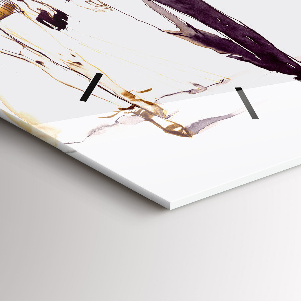 Vízszintes üvegóra Nő és férfi