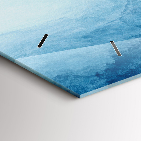 Vízszintes üvegóra Absztrakciós víz