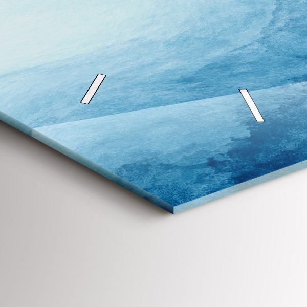 Vízszintes üvegóra Absztrakciós víz