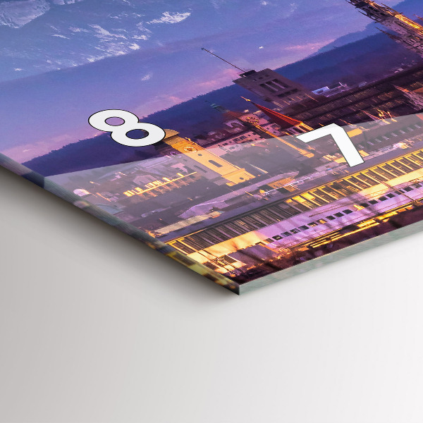 Vízszintes üvegóra Német Alpok München