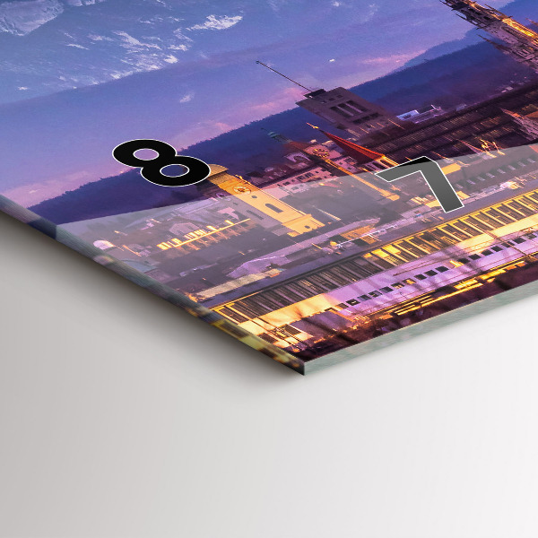 Vízszintes üvegóra Német Alpok München