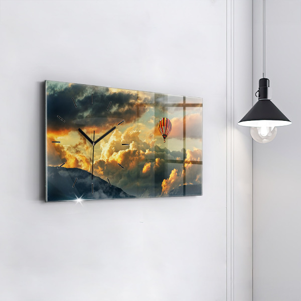 Vízszintes üvegóra Léggömb repülés a felhőkben