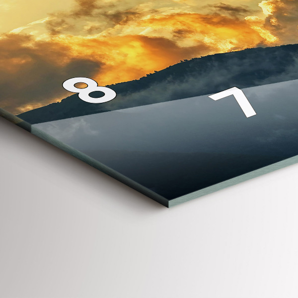 Vízszintes üvegóra Léggömb repülés a felhőkben