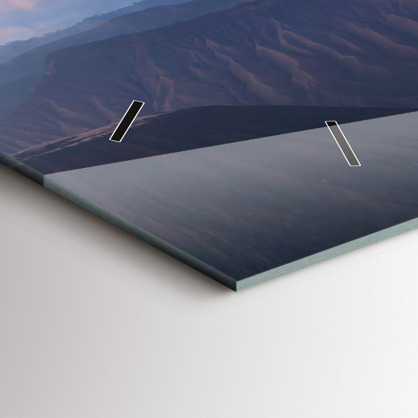 Vízszintes üvegóra Gyönyörű táj