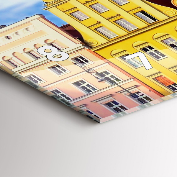 Vízszintes üvegóra Wroclaw - Óváros