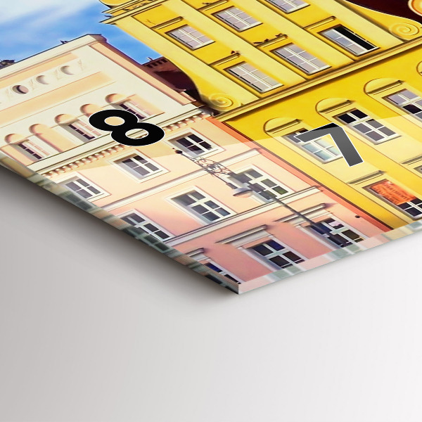 Vízszintes üvegóra Wroclaw - Óváros