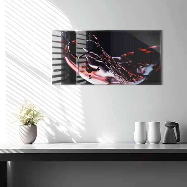 Vízszintes üvegóra Pohár bor