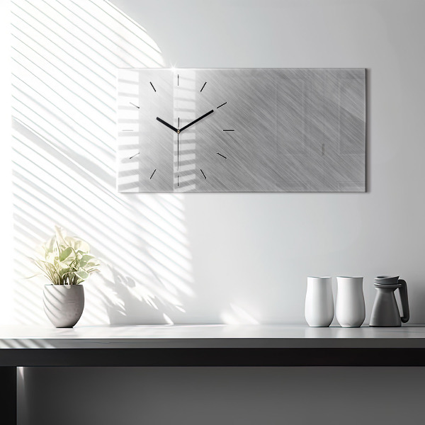 Vízszintes üvegóra Fém fal