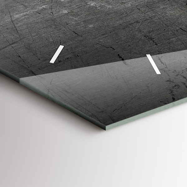 Vízszintes üvegóra Fém fal