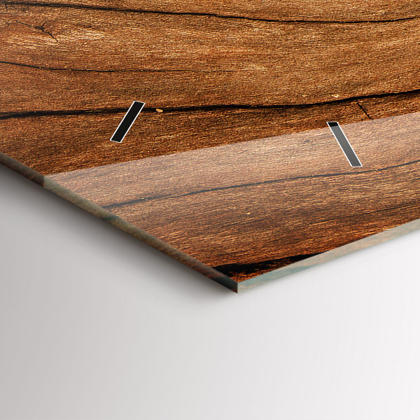 Vízszintes üvegóra Régi fa