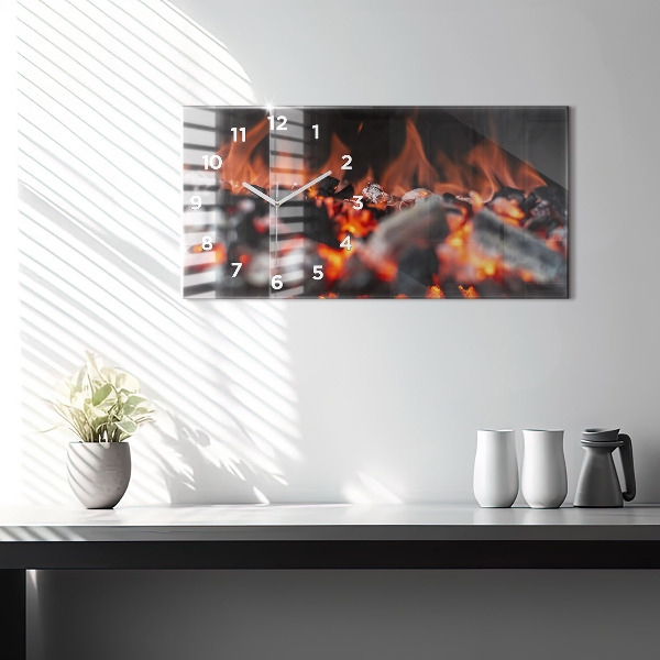 Vízszintes üvegóra Rostély